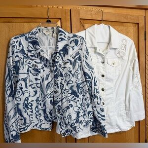 Chico’s Jean jackets